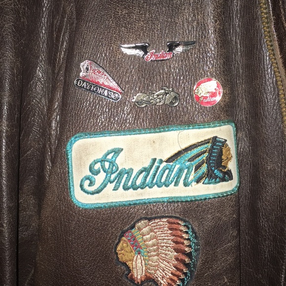 Original WWII Brown Leather Bomber Jacket - Picture 6 of 9